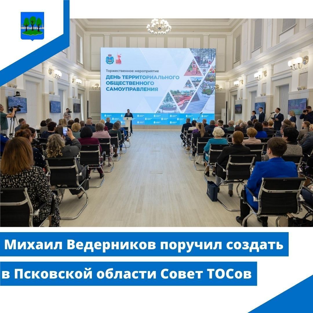 Михаил Ведерников поручил создать в Псковской области Совет ТОСов.