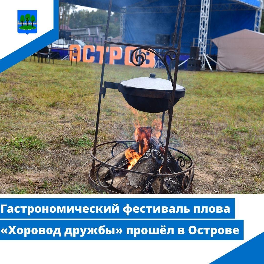 Гастрономический фестиваль плова «Хоровод дружбы» прошёл в Острове.