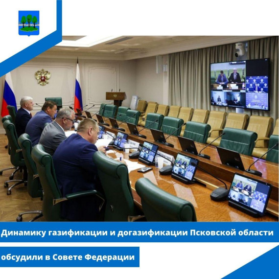 Динамику газификации и догазификации Псковской области обсудили в Совете Федерации. Динамику газификации и догазификации Псковской области обсудили в Совете Федерации.